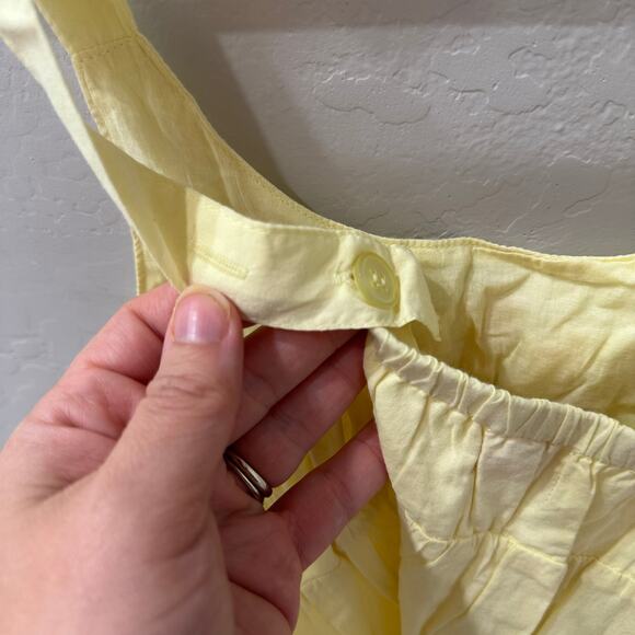 NWT Cheeni Yellow Sunshine Embroidered Tank Dress - Picture 7 of 8